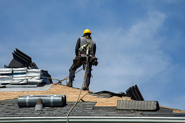Professional Roof Replacement technician working in Margarettsville, NC